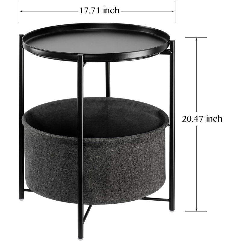 End Table, Black