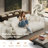 Wilderstein 133.9'' Upholstered Sofa, Cloud Sofa Couch Modular Sectional Sofa Modern Sofa for Living Room Bedroom Apartment-783574894