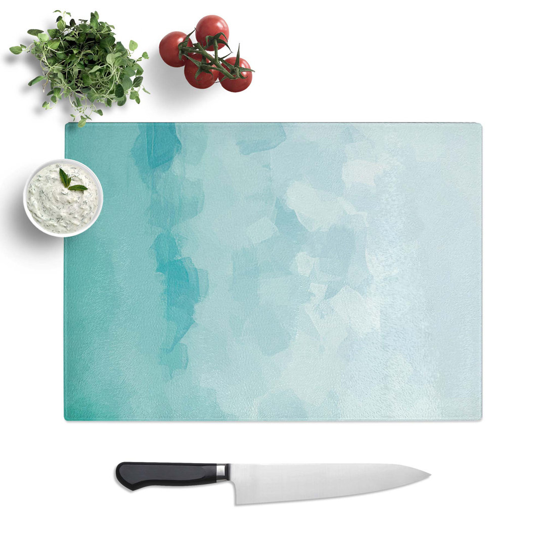 Glass Hovering Cloud in Abstract Chopping Board
