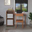 Daniele 122Cm W Elongated Writing Desk and Chair Set