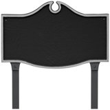 Colonial 1-Line Wall Address Plaque