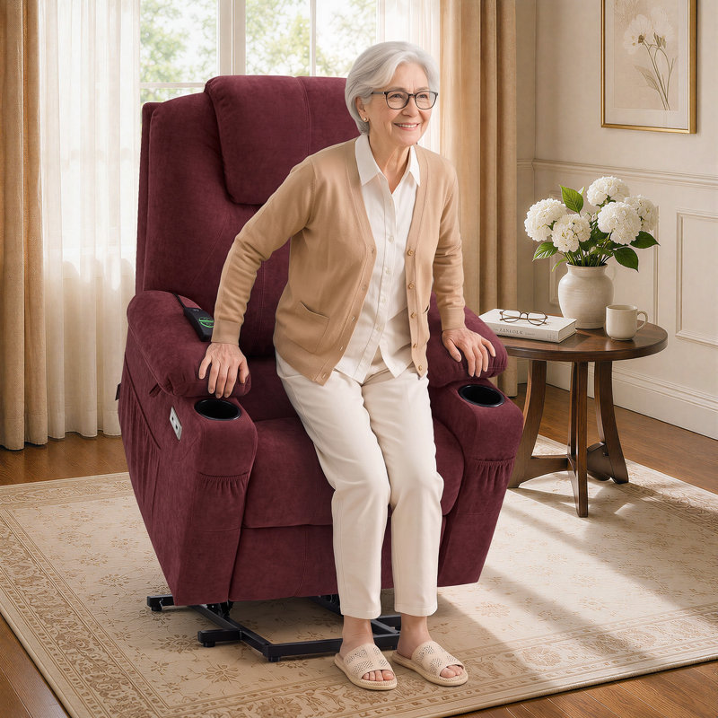 Petit fauteuil inclinable électrique Antaysia, Sangria