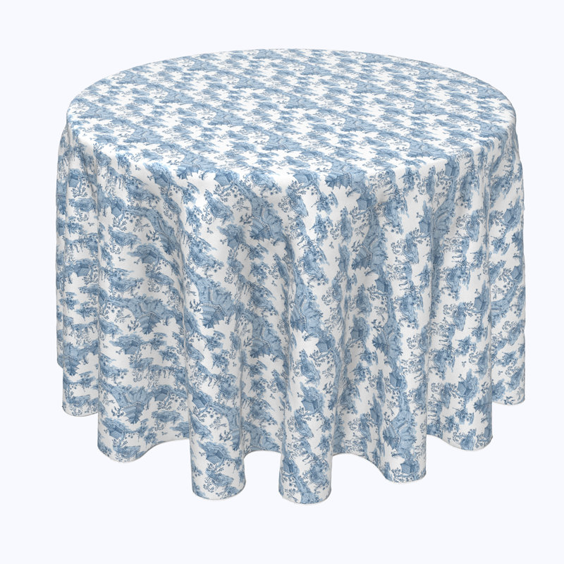 Mcmurtry Chinoiserie Design Tablecloth, 70" x 70"