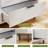 Wave Fluted 3-Drawer Dresser, 30" Tall Wood Nightstand, White