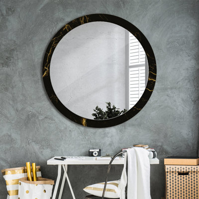 Huldar Glass Flat Wall Mirror