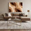 "Gradient Abstract" 59, art mural sur toile beige-1612519672