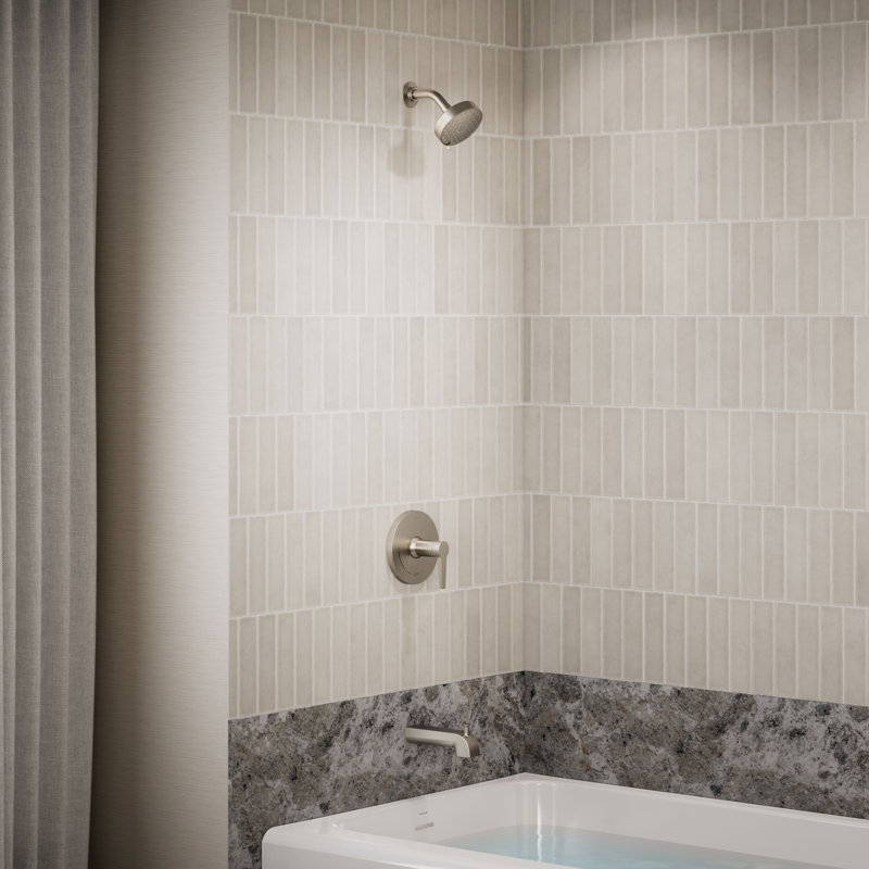 Ensemble de garniture de douche et de baignoire Kohler Pitch Rite-Temp, sans pomme de douche
