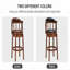 Tabourets de bar confortables en cuir avec plateau pivotant à 360 degrés, idéaux pour la cuisine à domicile et les bistro-855908749