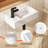 HOROW 9.75'' Ceramic Rectangular Hole Wall Mount Bathroom Sink-57368407
