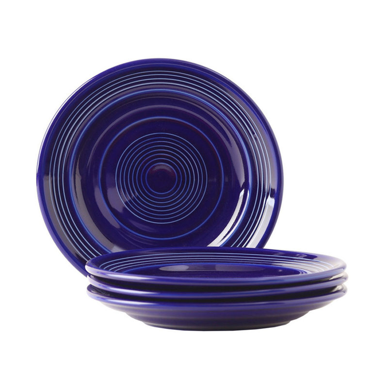 Assiette à hors-d'œuvre 7,5 po Arsène, Bleu de cobalt