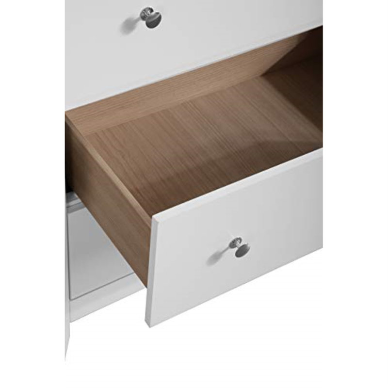 Telscombe Chest 5 Drawer Chest, White