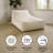 Beige Large Armless Bean Bag Lounger