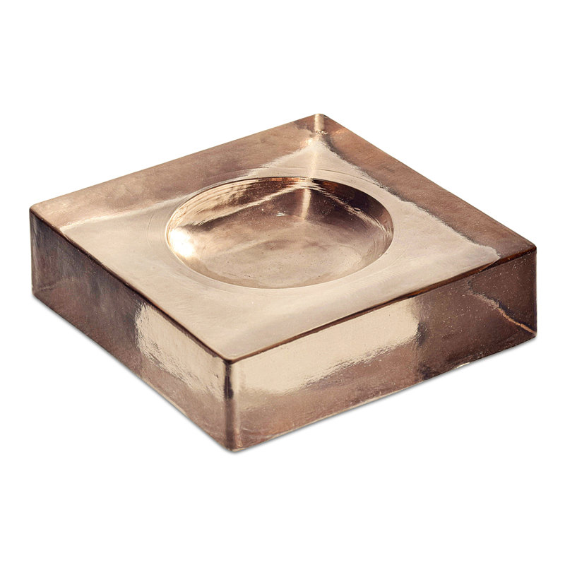 Miro Glass Catchall Muted Sage, Brown
