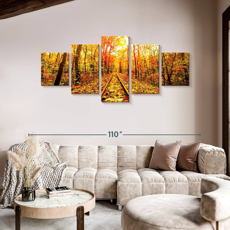 Forest Railway, 42" H x 92" W