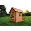 AXI 118cm W x 172cm D Outdoor Hemlock Wood Playhouse