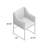 55.88Cm Wide Velvet Armchair-462395346