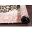 Tapis de zone one-of-kind à la main noué la new age rose/noir 6 pi 6 po x 9 pi 1 po Lavonia