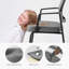Fauteuils empilables à dossier en filet, fauteuils de réception pour invités, chaise de bureau ergonomique avec accoudoirs-103519891