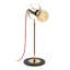 Lampe de table noire / dorée 19,29 po Aidon-526143814