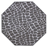 Tapis gris clair à imprimé animalier Chaima