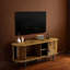 Meuble de rangement pour téléviseur et centres de divertissement, console de maison moderne en MDF de 47 pouces
