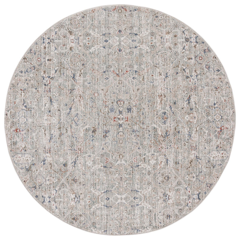 Vivaldi Performance Abstract Rug, Round 6'7"