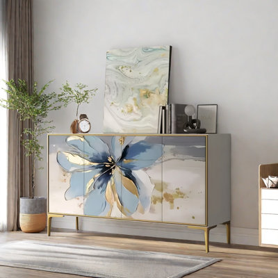 Modern Minimalist Light Luxury Sideboard Cabinet by Vivid Space Creation