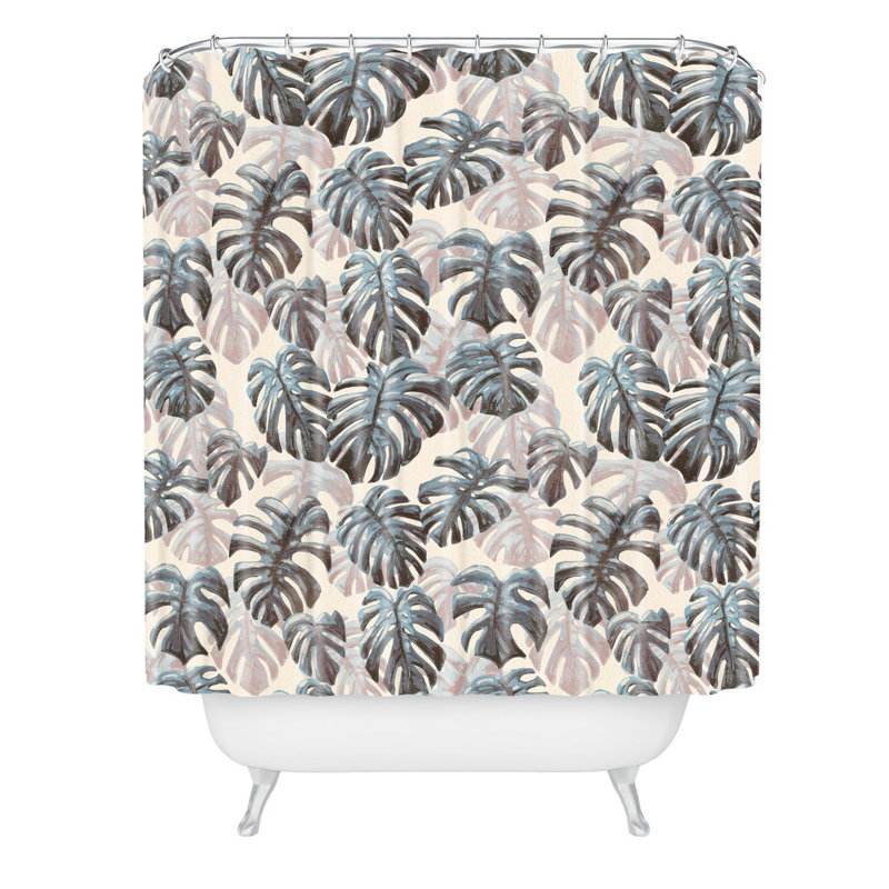 Rideau de douche simple palm spring