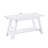 Solid Wood Bench with Shelf-394096348