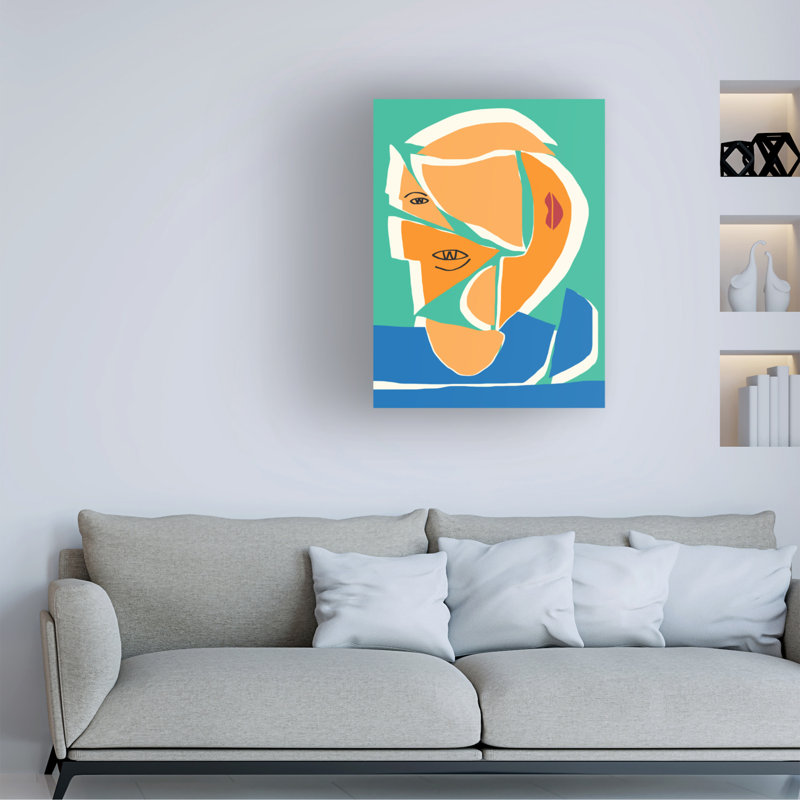 Art sur toile, Portrait de bolologien, H 14 po x l 19 po
