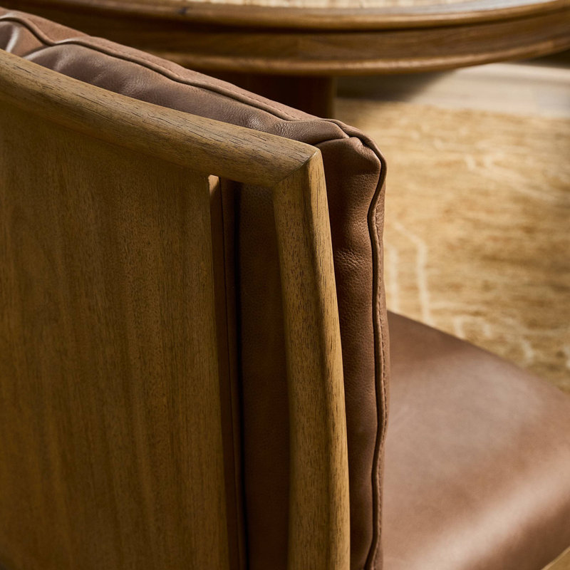 Gallagher Upholstered Dining Chair, Palermo Cigar