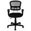 Siège de bureau ergonomique: hauteur réglable, pivotant, rembourrage en filet noir Chaise de travail moderne: ergonomique