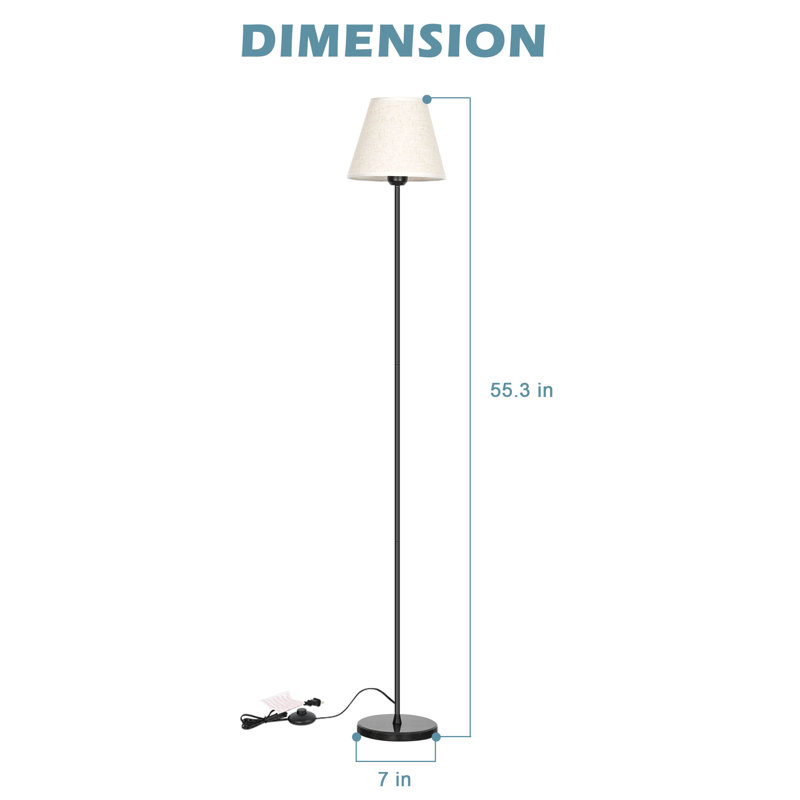Lampe sur pied 55 po Marble