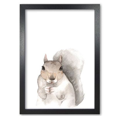 Forest Friends, Cute Squirrel - Painting