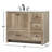 Soma 42'' Single Bathroom Vanity with Engineered Marble Top-1442948306