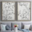 Croquis botanique I - Toile encadrée de qualité supérieure - prête à être accrochée-984634401-984635349