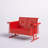 Kutcher 48.75'' Wide Metal Loveseat-162864229