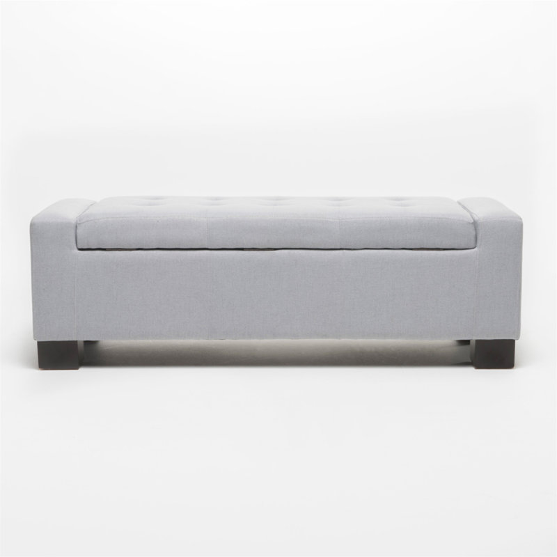 GUERNSEY OTTOMAN, Gris clair