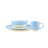 Canvas Home Shell Bisque Porcelain 4 Piece Dinnerware Set, Service For 1-19912930
