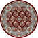 Tapis oriental bourgogne / beige Jackson