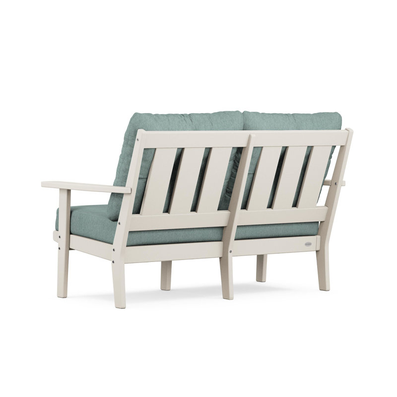 Lakeside Oxford Deep Seating Loveseat, Sand, Glacier Spa