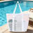 1Pcs Large Mesh Beach Tote Bags for Sand Toys, Family Travel, Grocery, Reusable Shopping-1432459056