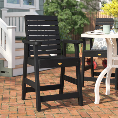 Midwest 23.12" Patio Bar Stool by Beachcrest Home