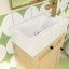 Meuble-lavabo simple 18,5 po avec plateau en résine