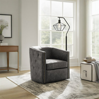 Fauteuil pivotant décontracté Kazier