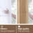 Linen blend Semi Sheer Curtains Rod Pocket Back Tab solid color Drapes（set of 2）-525499898-525499899