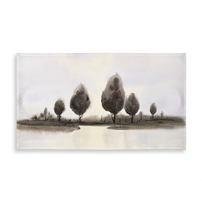 Abstract Landscape Trees Tablecloth | Indoor Outdoor Decor
