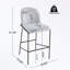 Ensemble de 2 tabourets de bar rembourrés en métal avec repose-pieds-399452074-399452073