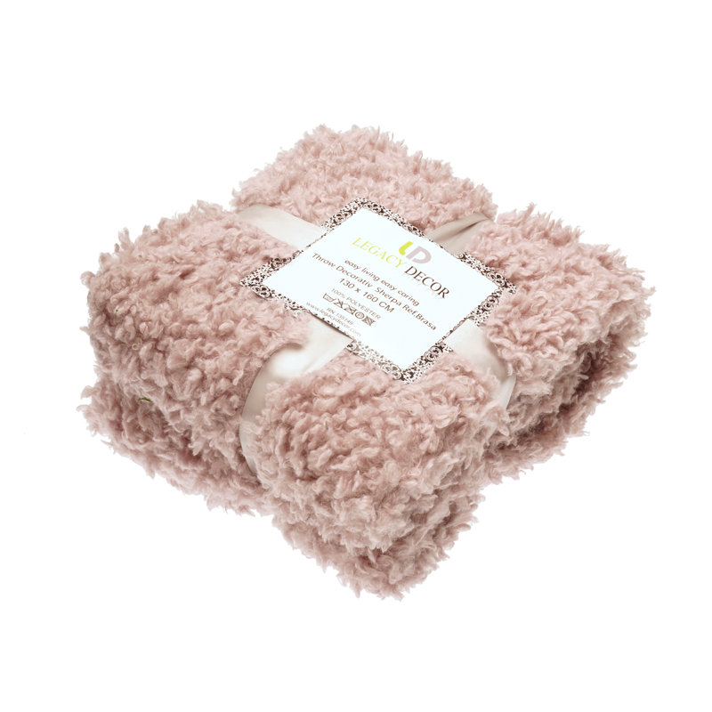 Jeté de luxe Throw-A Lamb, Lilas