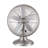 Good Housekeeping's All-Metal Retro 3-Speed 12" Oscillating Office Desk Table Fan (Multiple Finishes Available)-87685909